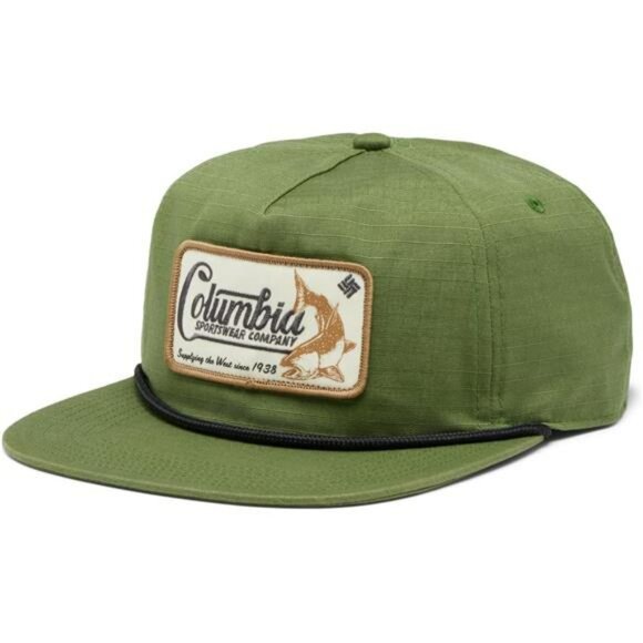 Flat Bill Snapback Hat Mens 5 Panel Vintage Style Cotton Adjustable Cap - Picture 1 of 4